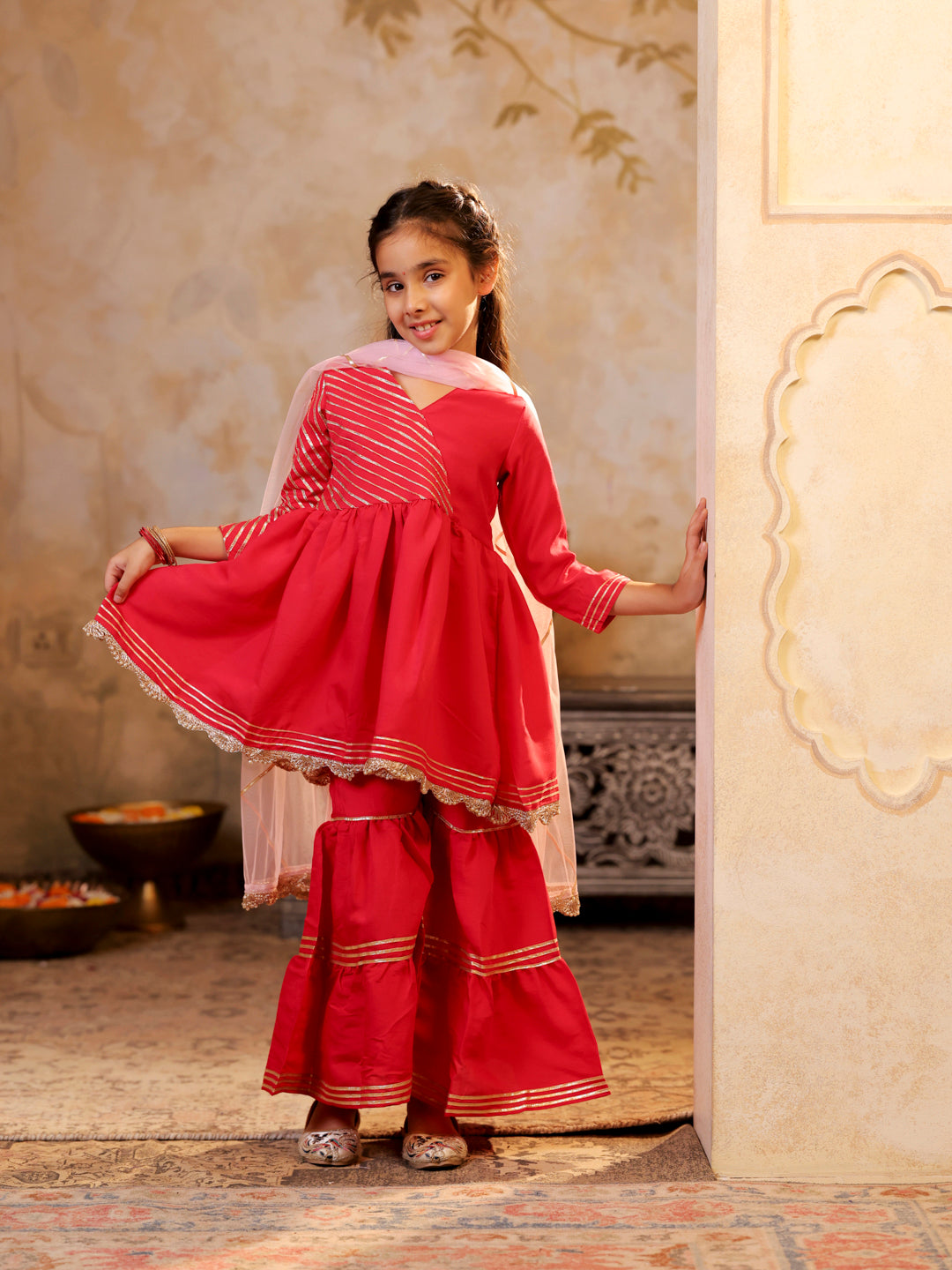 Gotapatti Sharara set with Dupatta