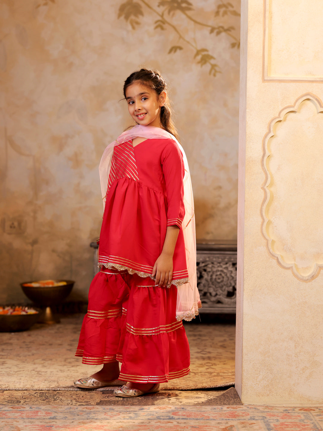 Gotapatti Sharara set with Dupatta