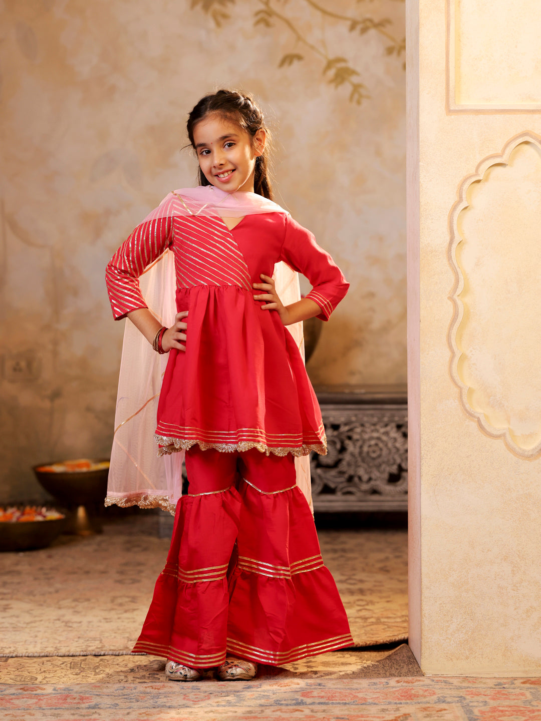 Gotapatti Sharara set with Dupatta